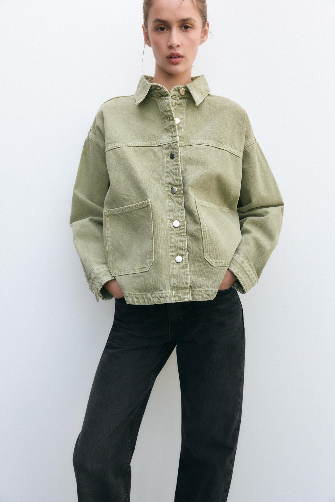 WENA - CHAQUETA KHAKI PARA EXTERIOR