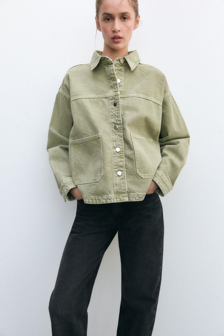 WENA - CHAQUETA KHAKI PARA EXTERIOR