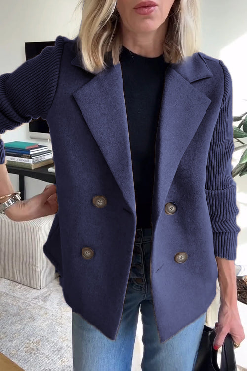 SORELLE™ | Blazer Elegante con Mangas de Punto