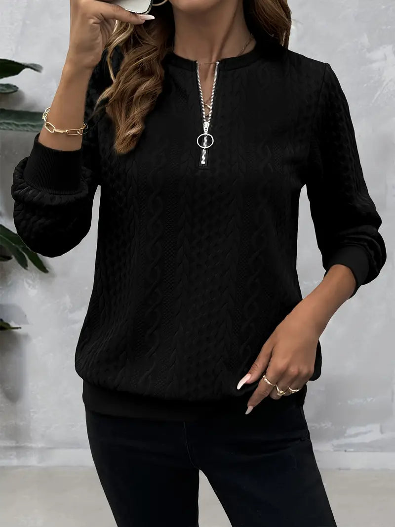 Zoe™ - Suéter Elegante con Cierre para Comodidad y Estilo
