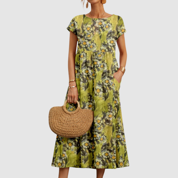 MELINDA - VESTIDO FLORAL BELLEZA EN FLOR