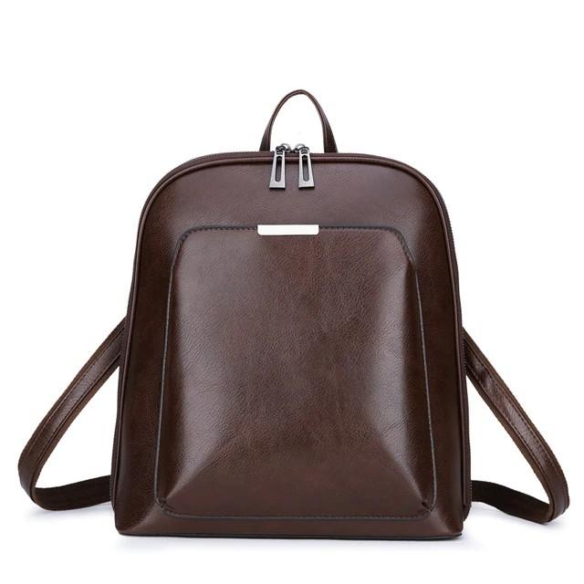 ALICE - BOLSA DE CUERO VINTAGE CON DOBLE CREMALLERA