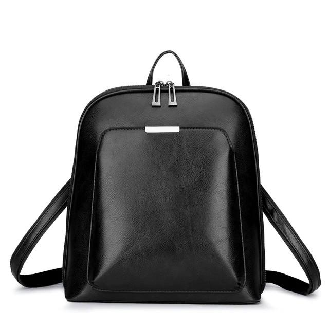 ALICE - BOLSA DE CUERO VINTAGE CON DOBLE CREMALLERA