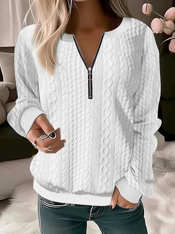 LAUREN - SUÉTER CASUAL CON CREMALLERA
