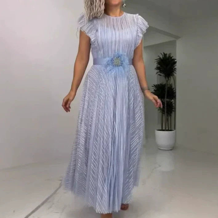 ESMAY - VESTIDO BODYCON PLISADO CON CAÍDA SUAVE
