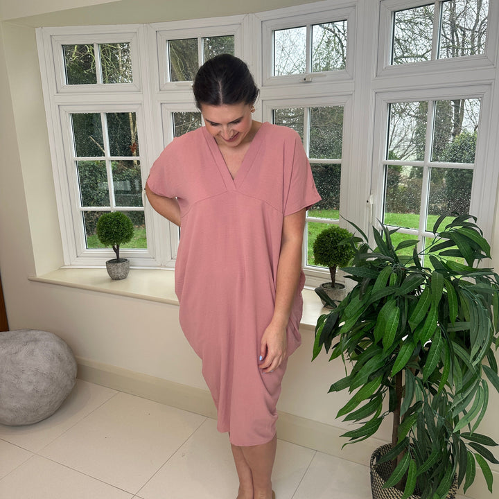 TANYA - VESTIDO MAXI CON ESCOTE EN V