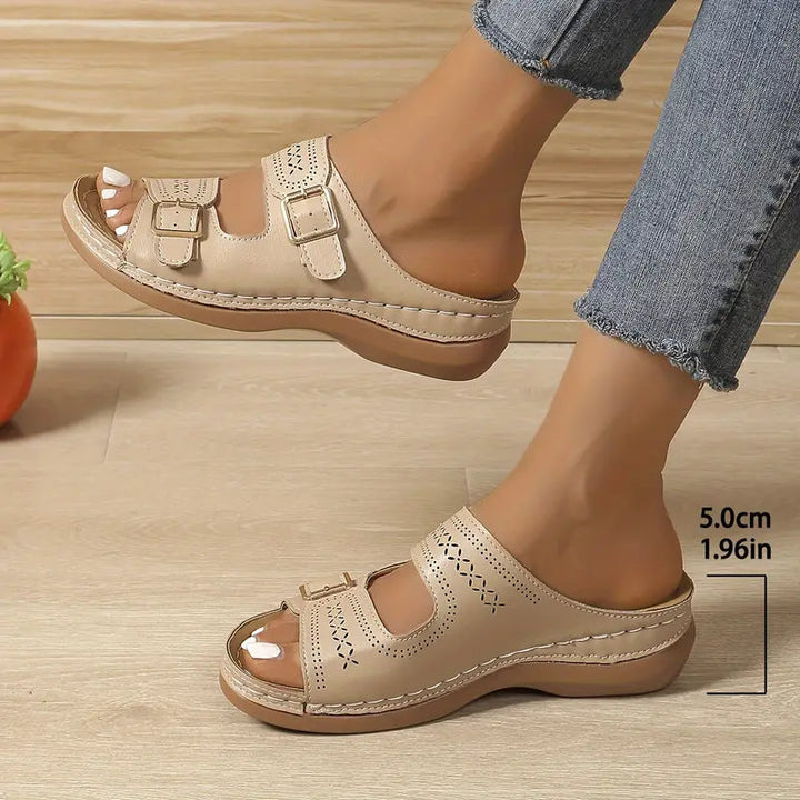 ERICA – SANDALIAS CUÑA DE CONFORT DIARIO