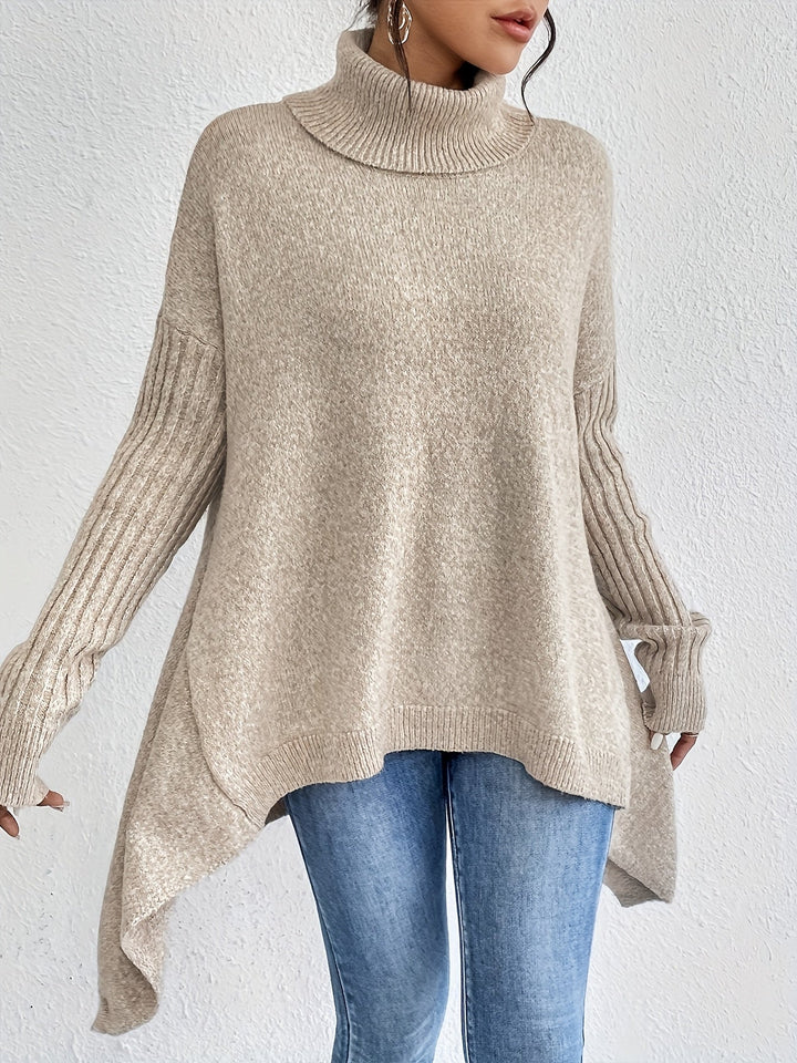 Isla | Suéter Oversized de Cuello Alto