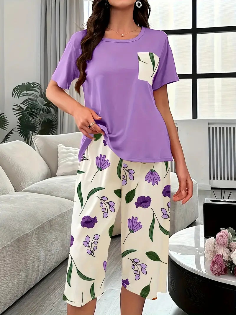 PRINCESSLEA - CONJUNTO CÓMODO DE RELAJACIÓN FLORAL