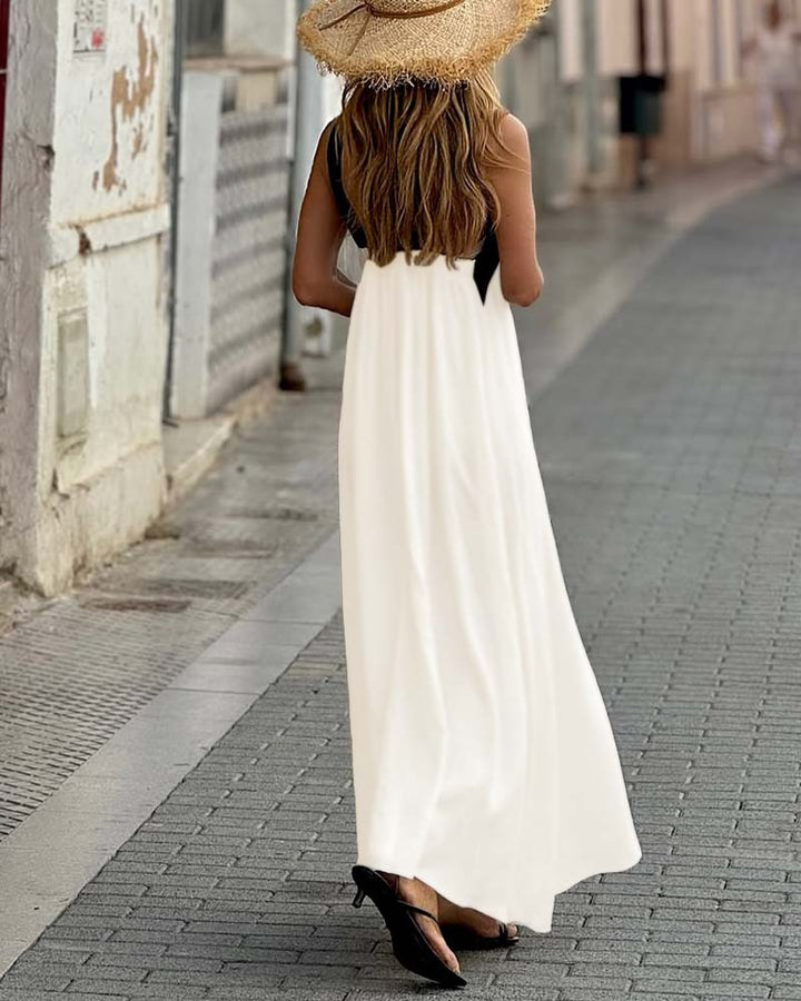 JILLIAN - VESTIDO LARGO CRUZADO