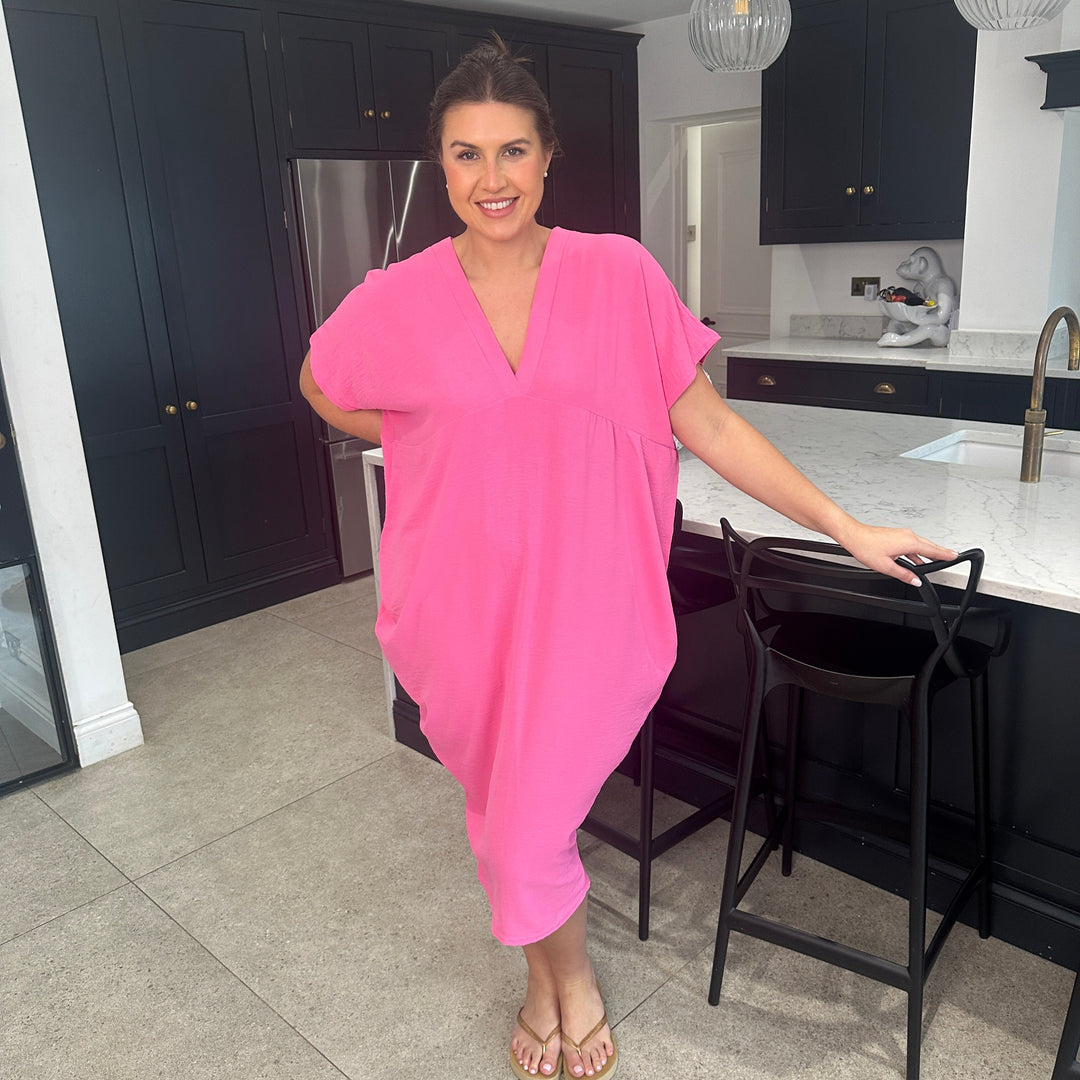 TANYA - VESTIDO MAXI CON ESCOTE EN V