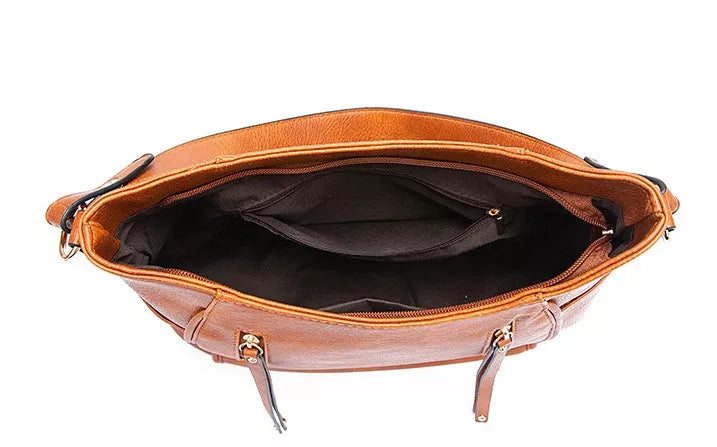 ELISHA - BOLSO DE CUERO CLÁSICO Y ELEGANTE