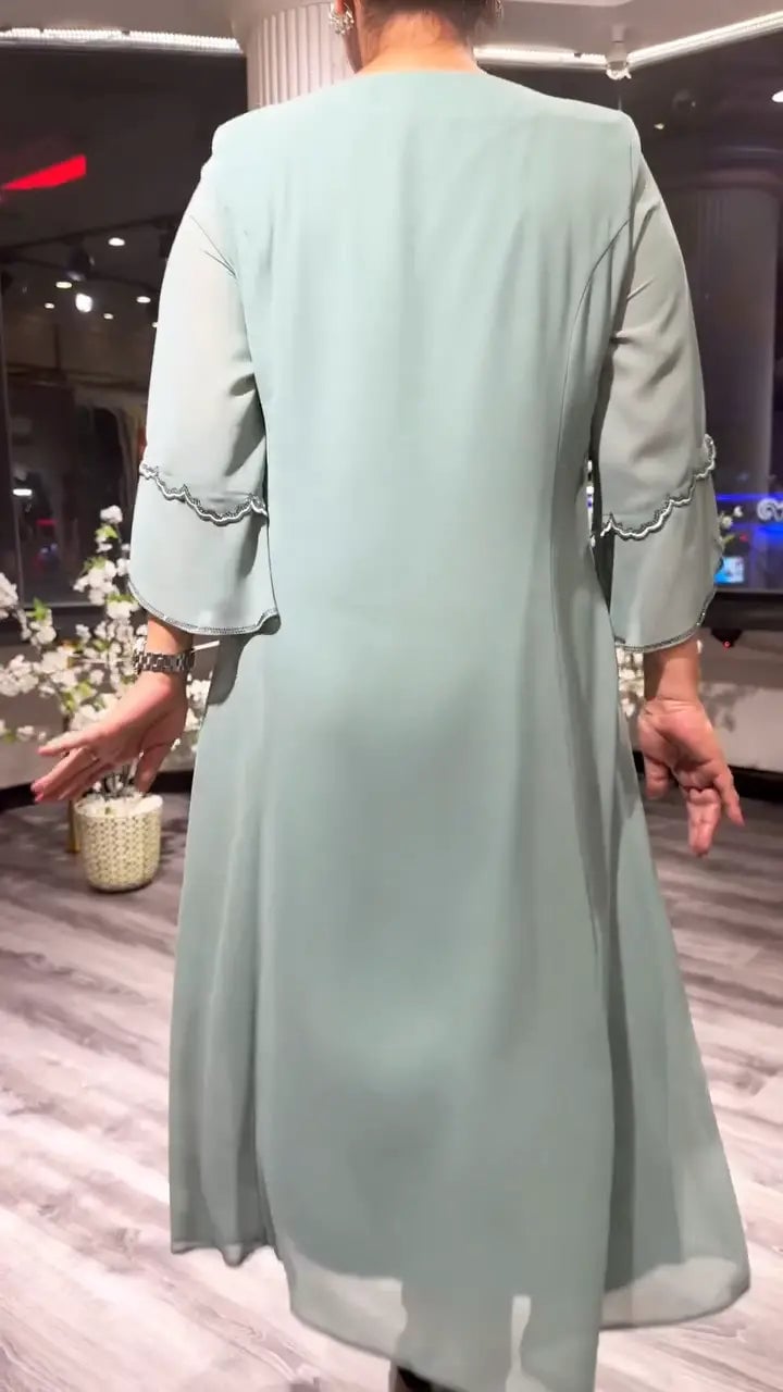 LAFRIZA - VESTIDO DE CHIFÓN FLUIDO BREEZE
