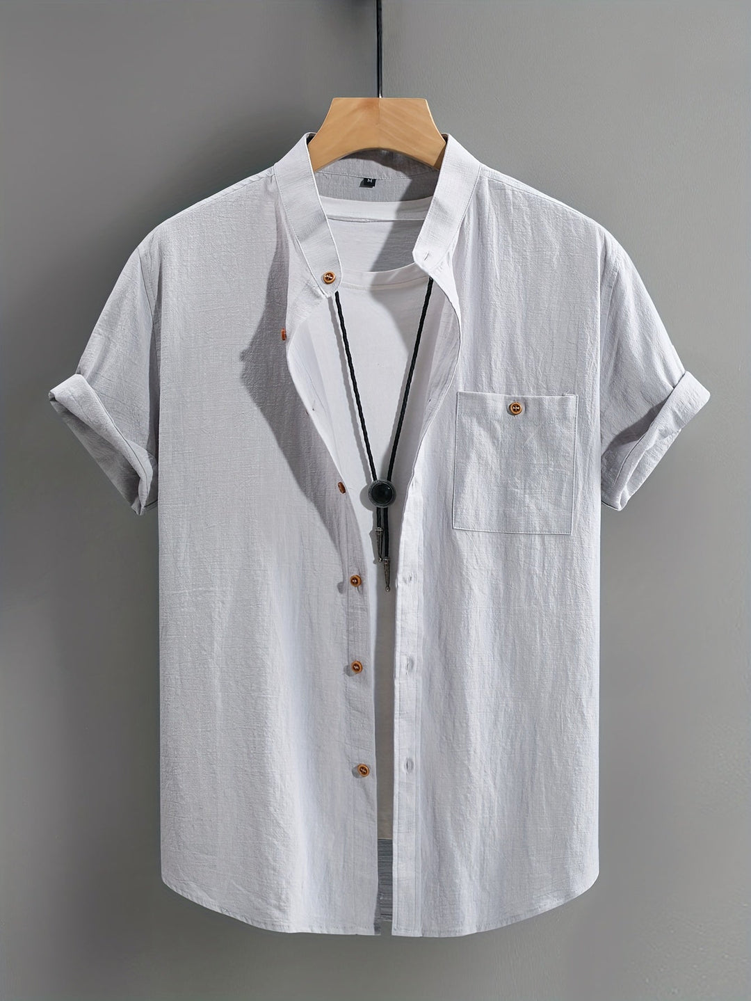 MARCO - CAMISA CLÁSICA DE ALGODÓN CON BOLSILLO