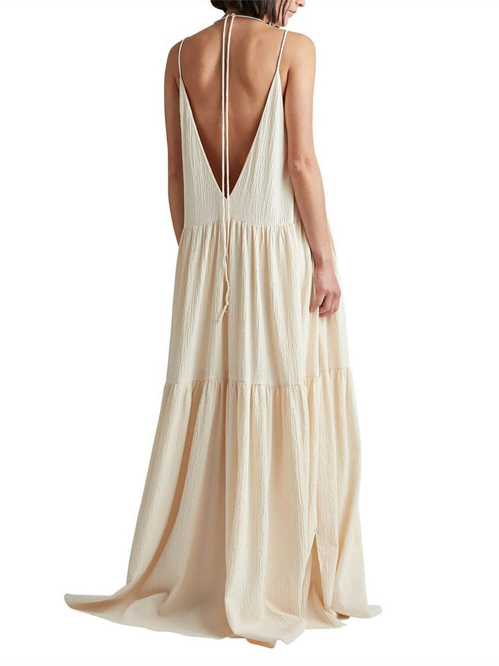 ARIA - VESTIDO MAXI VIENTO MARINO