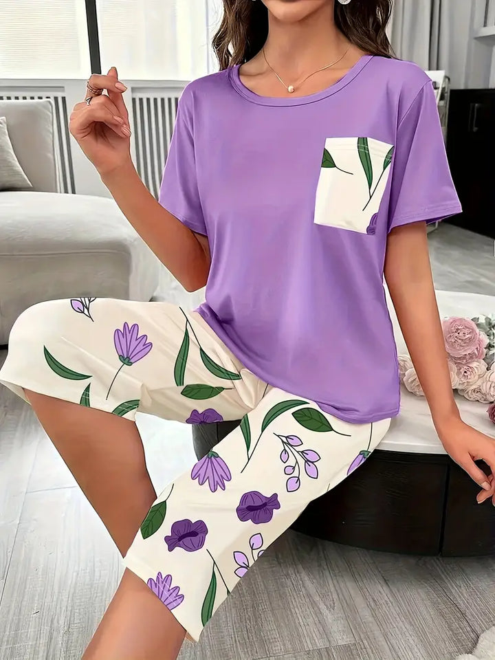 PRINCESSLEA - CONJUNTO CÓMODO DE RELAJACIÓN FLORAL