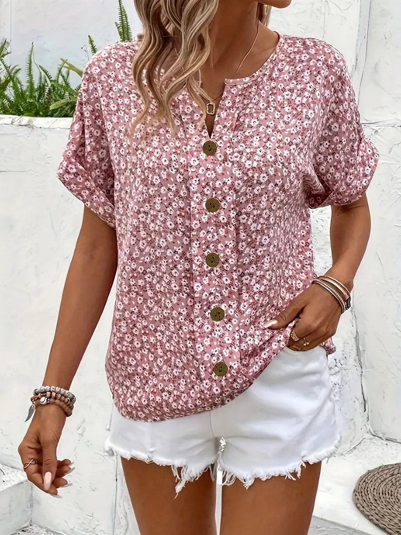 KATY - TOP DE SOL CON FLORES Y BOTONES