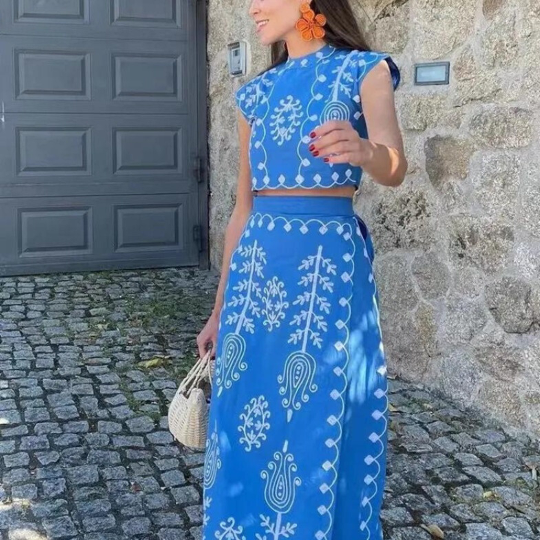 SURI - CONJUNTO DE VERANO CHIC DE 2 PIEZAS