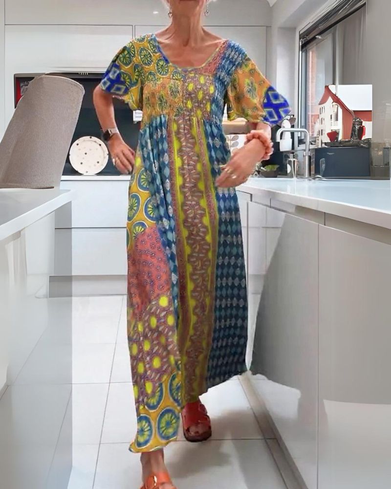 HERMINA - VESTIDO BOHEMIO COLOREADO