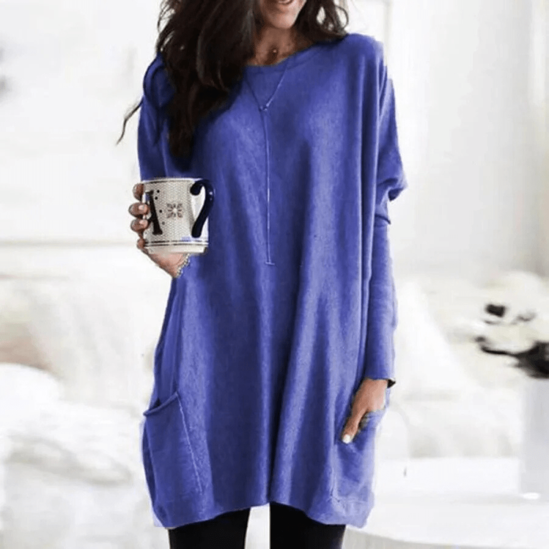 Sophia™ - Suéter Casual con Bolsillo