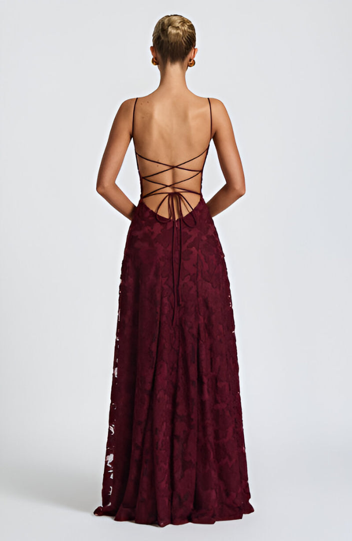 ELOISA - VESTIDO MAXI DE ENCAJE ENAMORADO