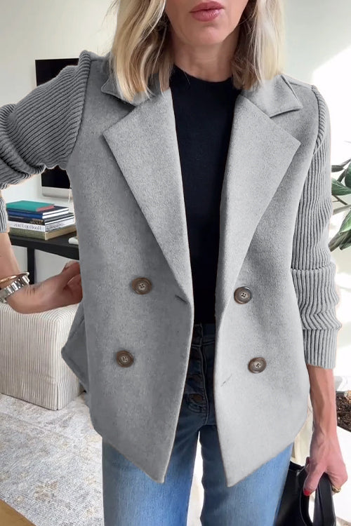 SORELLE™ | Blazer Elegante con Mangas de Punto
