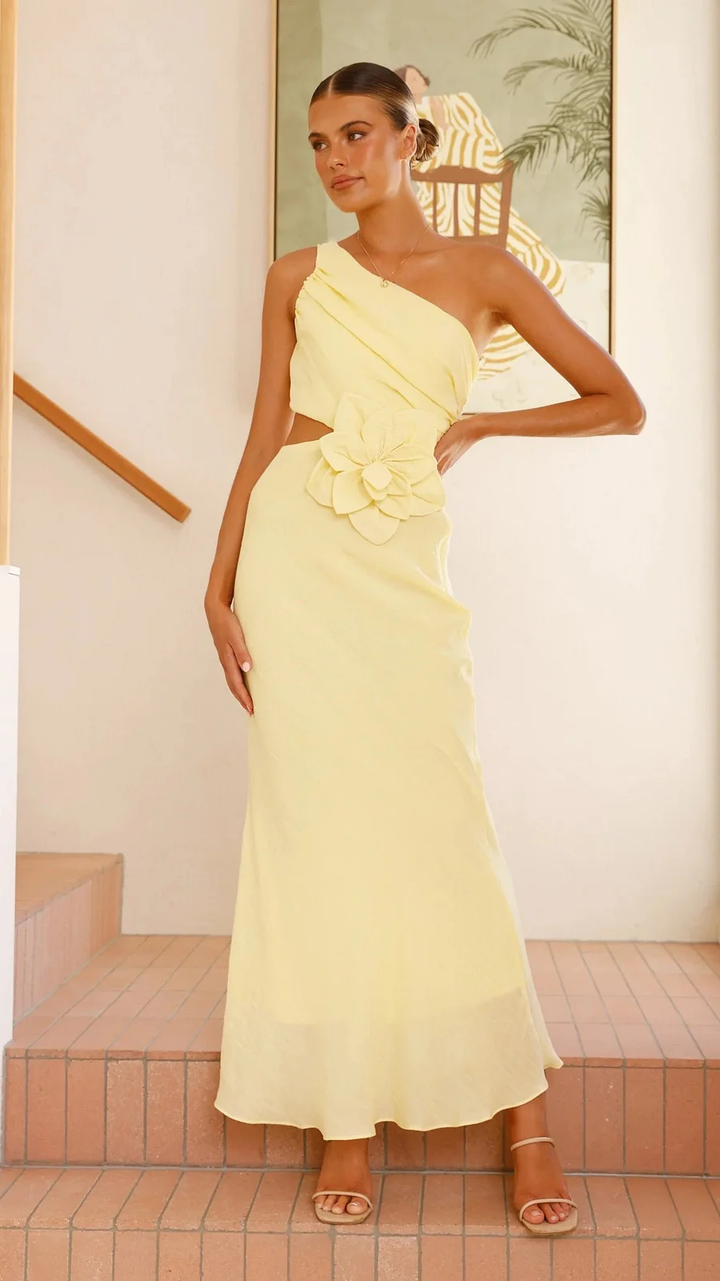 KYLIE - VESTIDO DE COCTEL ASIMÉTRICO