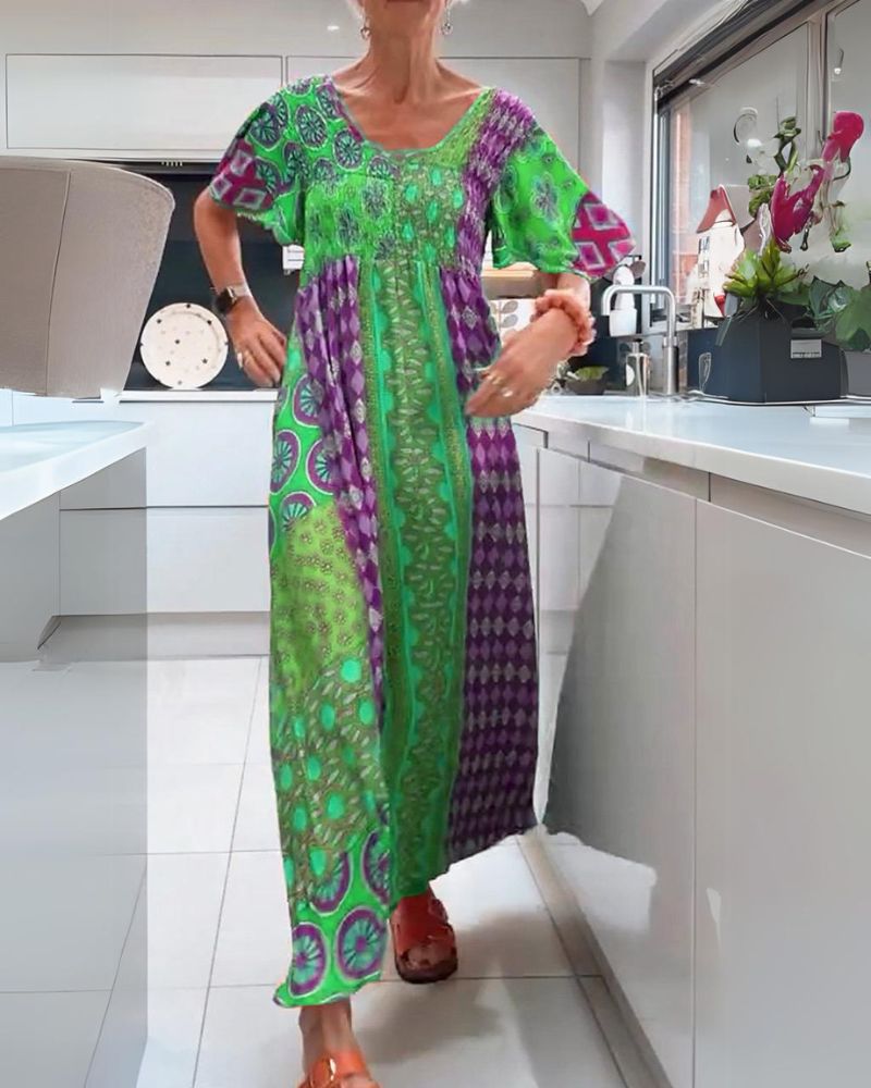 HERMINA - VESTIDO BOHEMIO COLOREADO