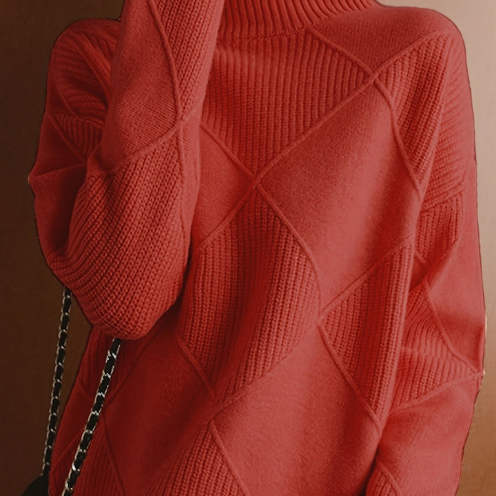 Jessie | Suéter de Punto con Cuello Alto