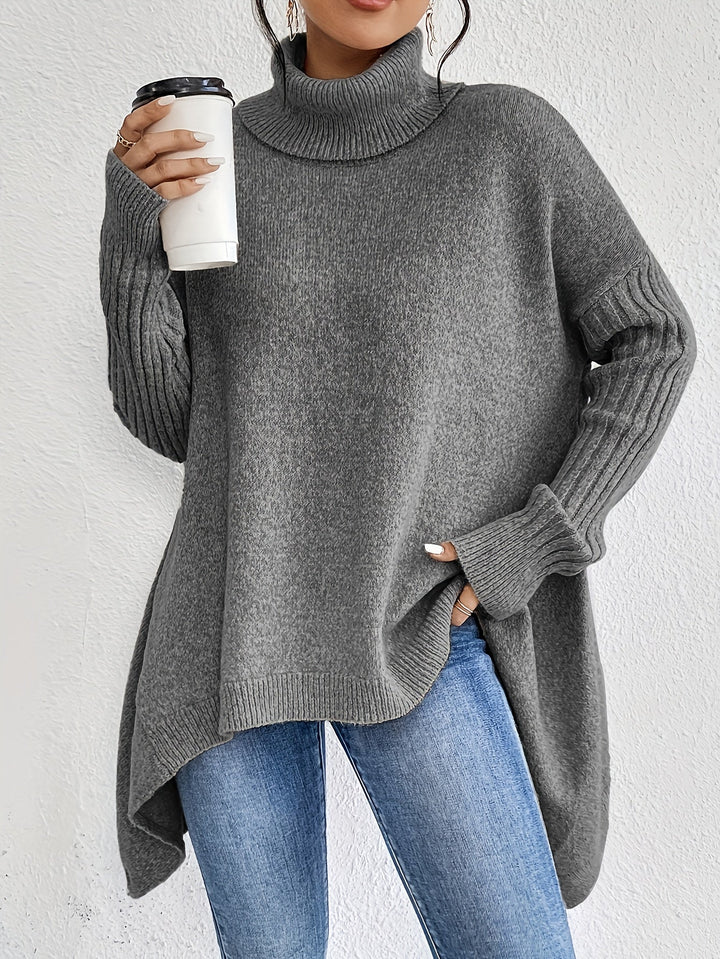 Isla | Suéter Oversized de Cuello Alto