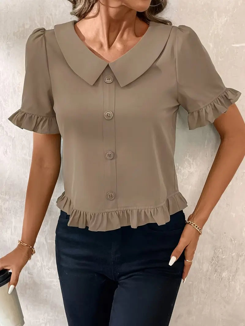 CRISTIANA - BLUSA DIARIA SOFISTICADA