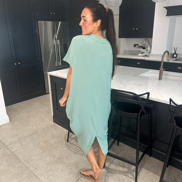 TANYA - VESTIDO MAXI CON ESCOTE EN V