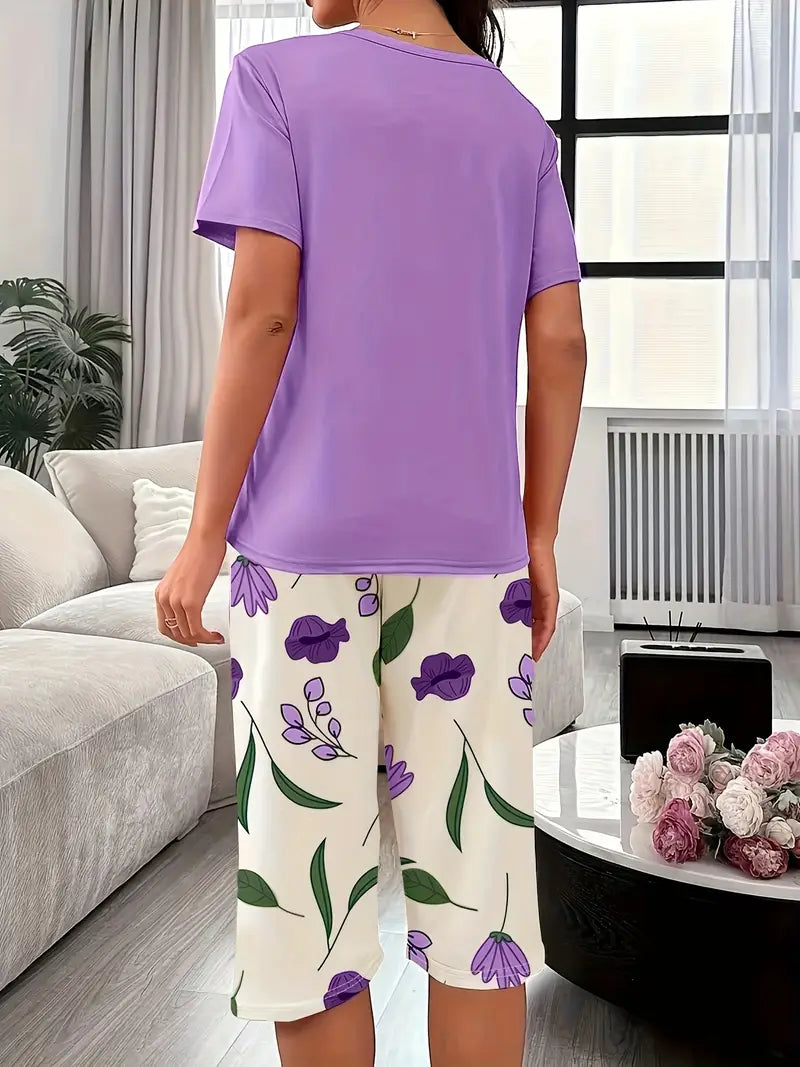PRINCESSLEA - CONJUNTO CÓMODO DE RELAJACIÓN FLORAL