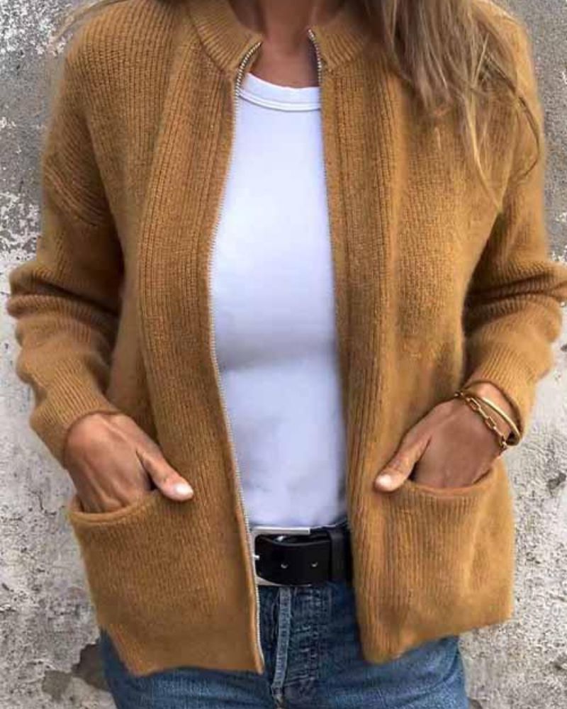 SOL - CARDIGAN A CANALÉ AURA