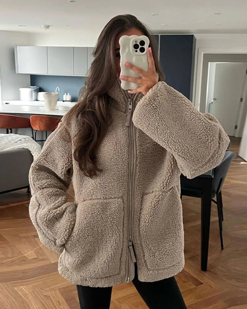 FRANCES - CHAQUETA TEDDY ACOGEDORA