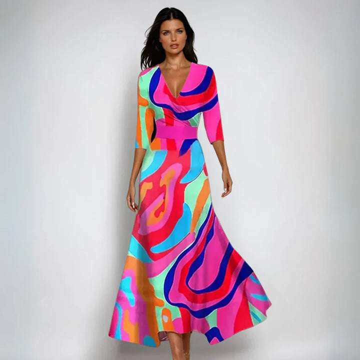 EMILIA - VESTIDO ENVOLVENTE CHIC BLOOM