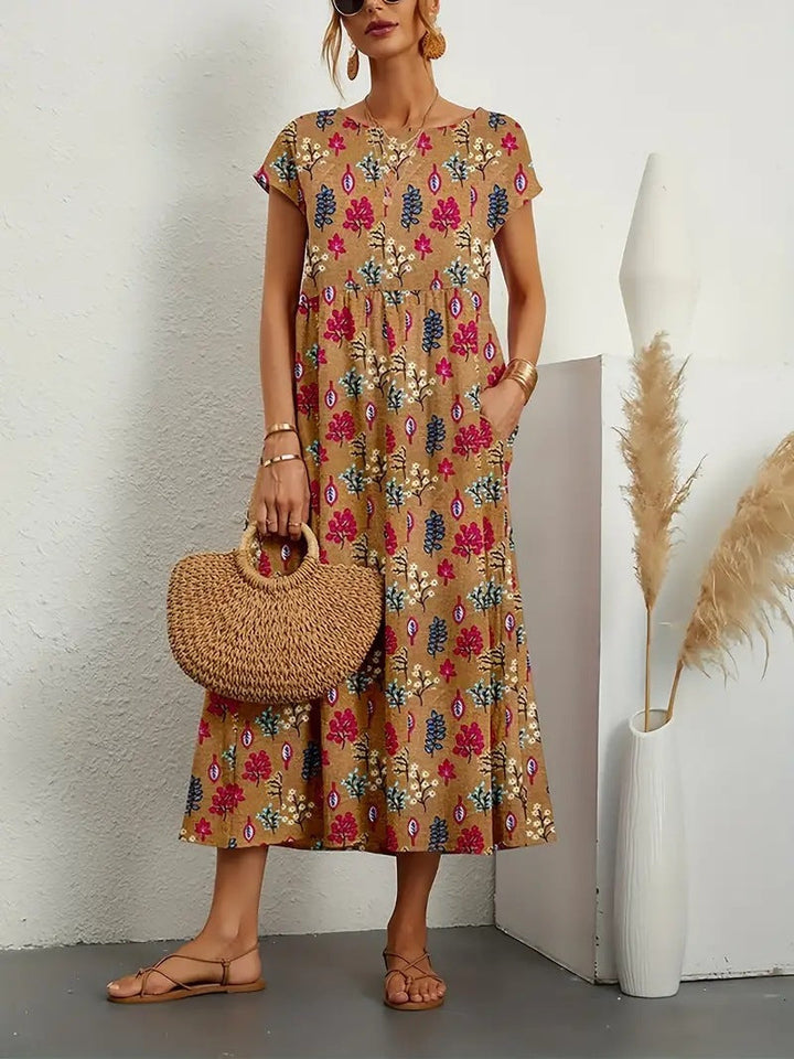 MELINDA - VESTIDO FLORAL BELLEZA EN FLOR