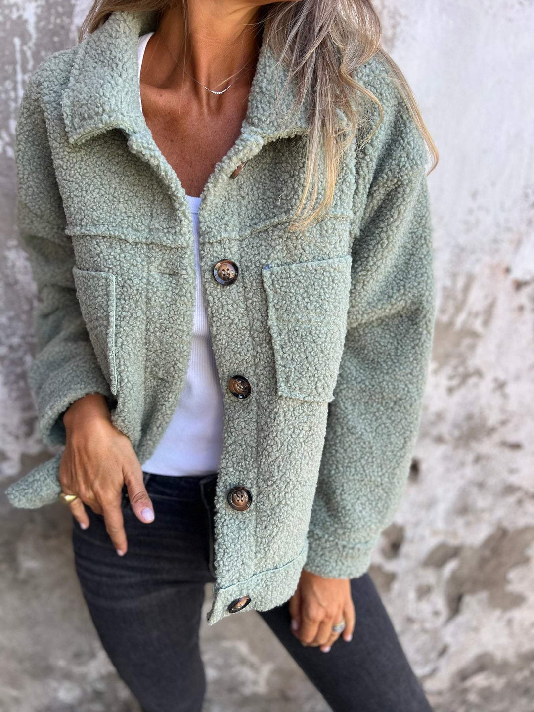 ELLA - CHAQUETA DE INVIERNO CON CUELLO DE PELUCHE