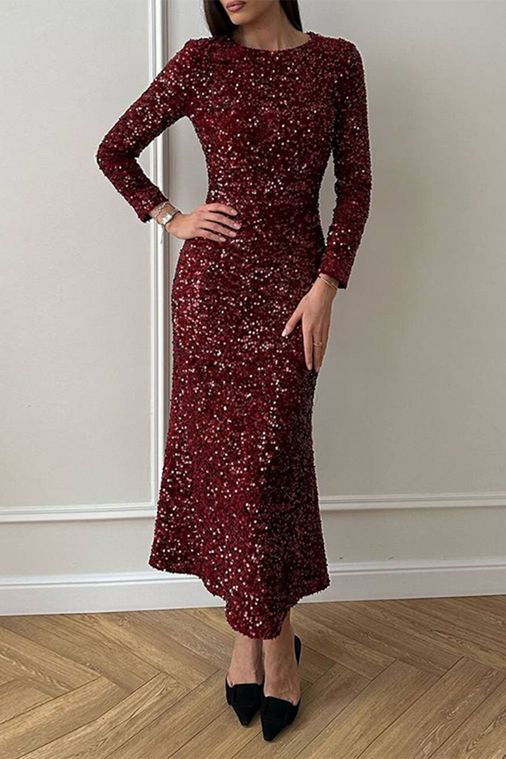CELESTINE - VESTIDO IMPRESIONANTE CON LENTEJUELAS