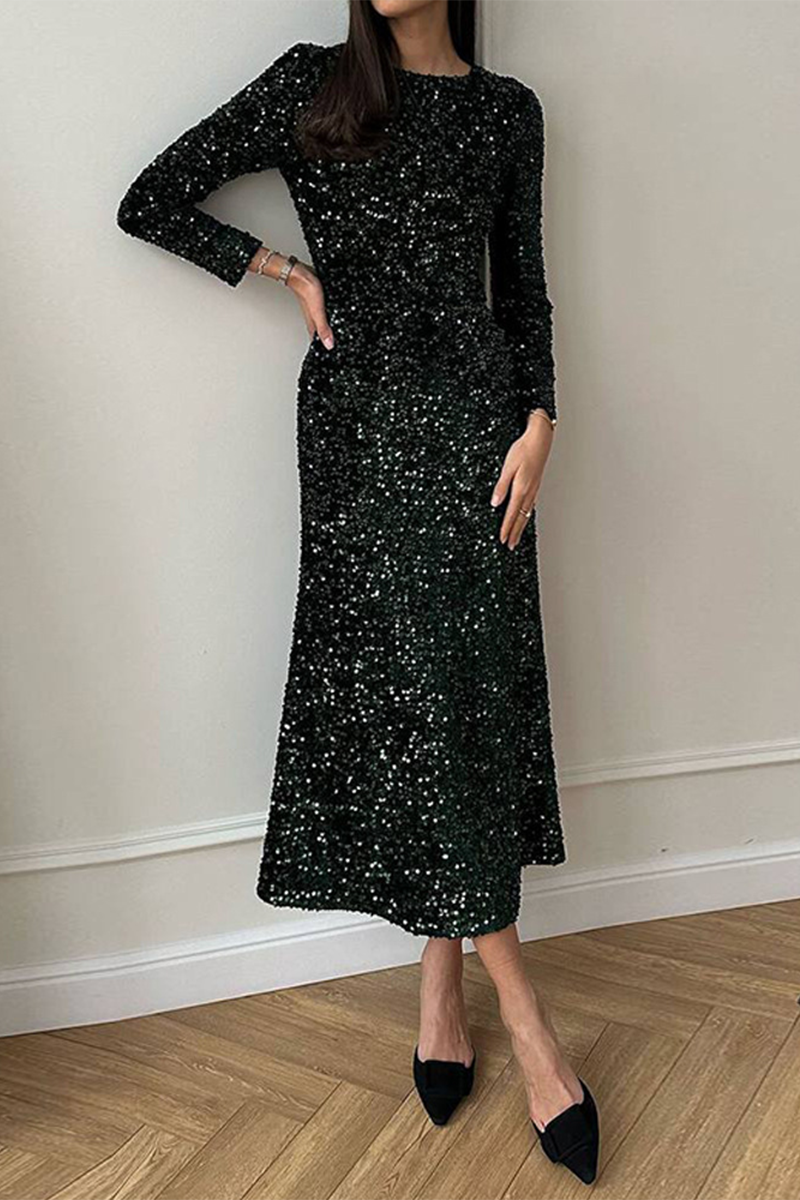CELESTINE - VESTIDO IMPRESIONANTE CON LENTEJUELAS