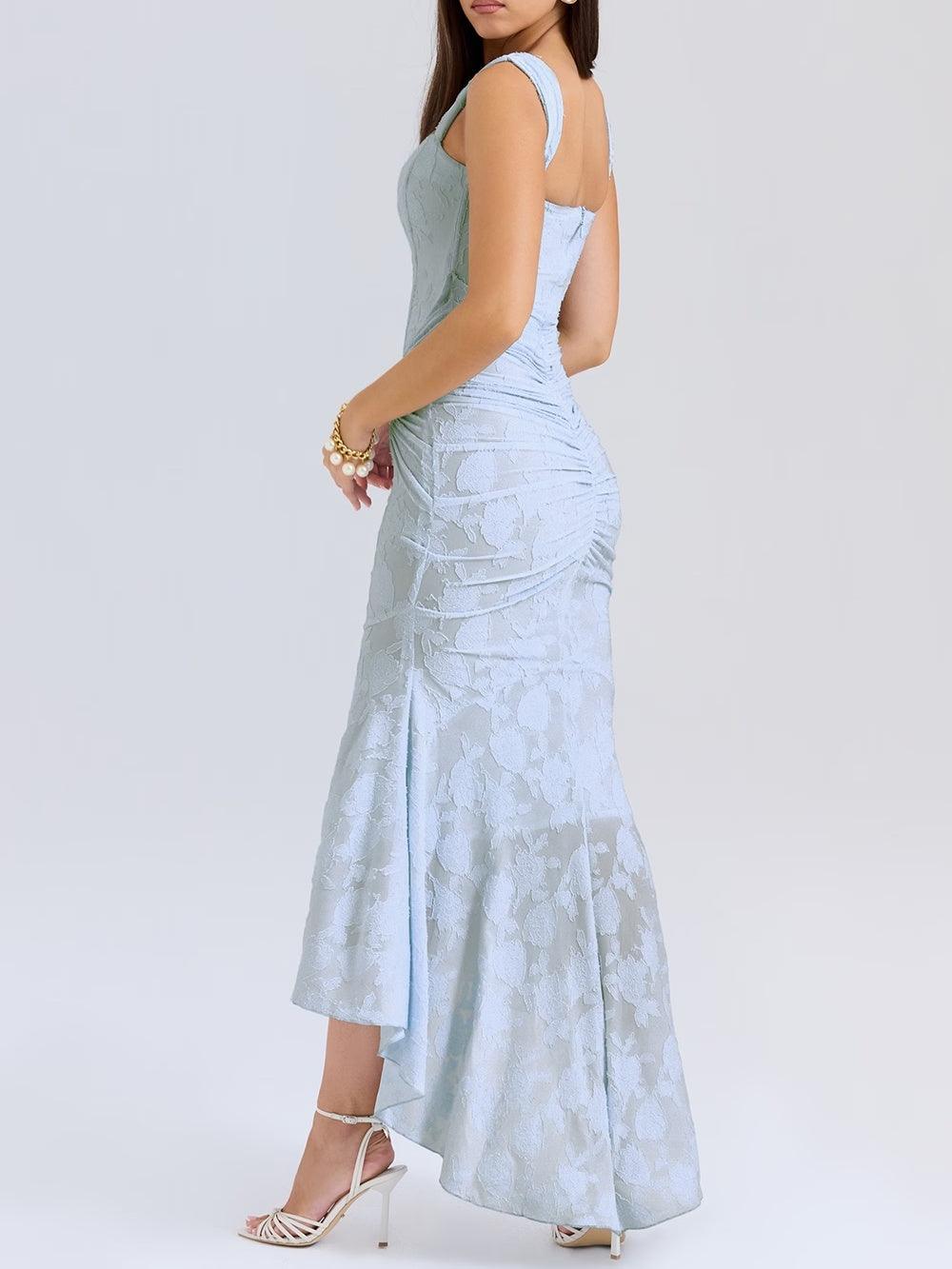 ROWAN - VESTIDO MAXI FLUIDO SKY BLOOM