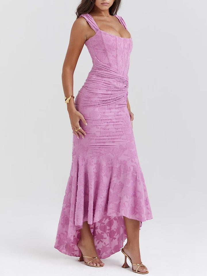 ROWAN - VESTIDO MAXI FLUIDO SKY BLOOM