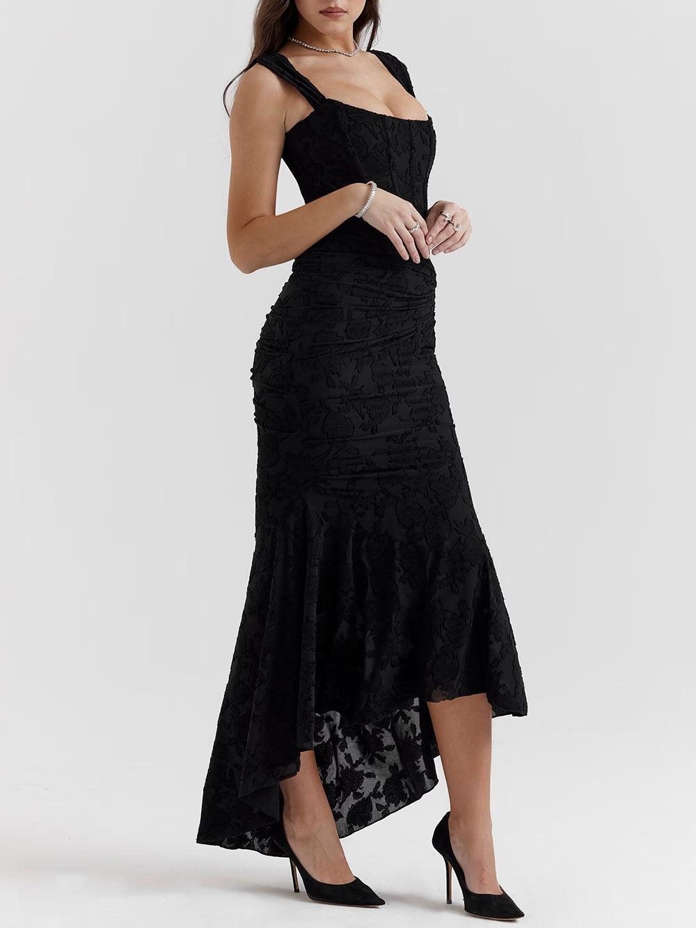 NYRA - VESTIDO MAXI JARDÍN EXUBERANTE