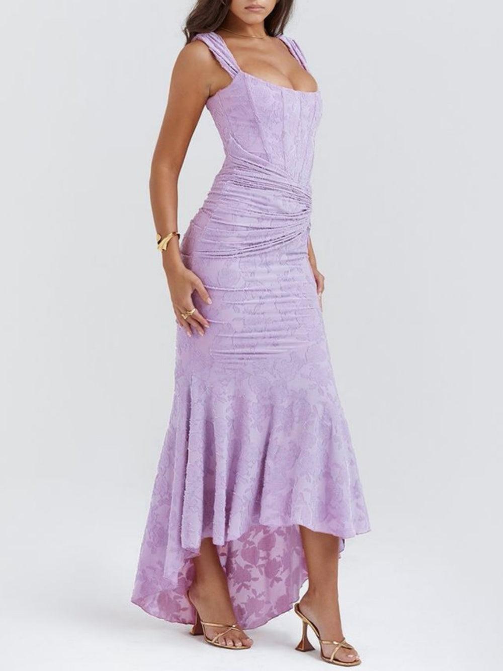 ROWAN - VESTIDO MAXI FLUIDO SKY BLOOM