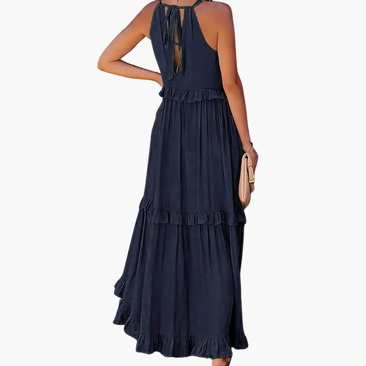 DIVINA - VESTIDO ESTILO VOLANTES LIGEROS