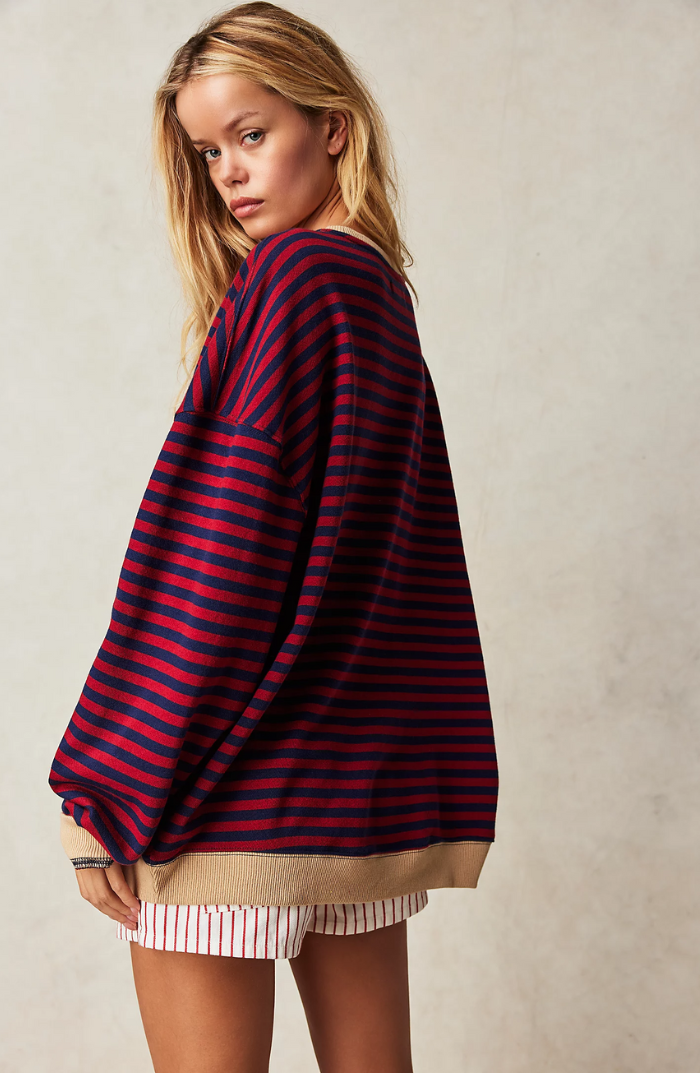 LINDA - SUÉTER RAYADO OVERSIZED