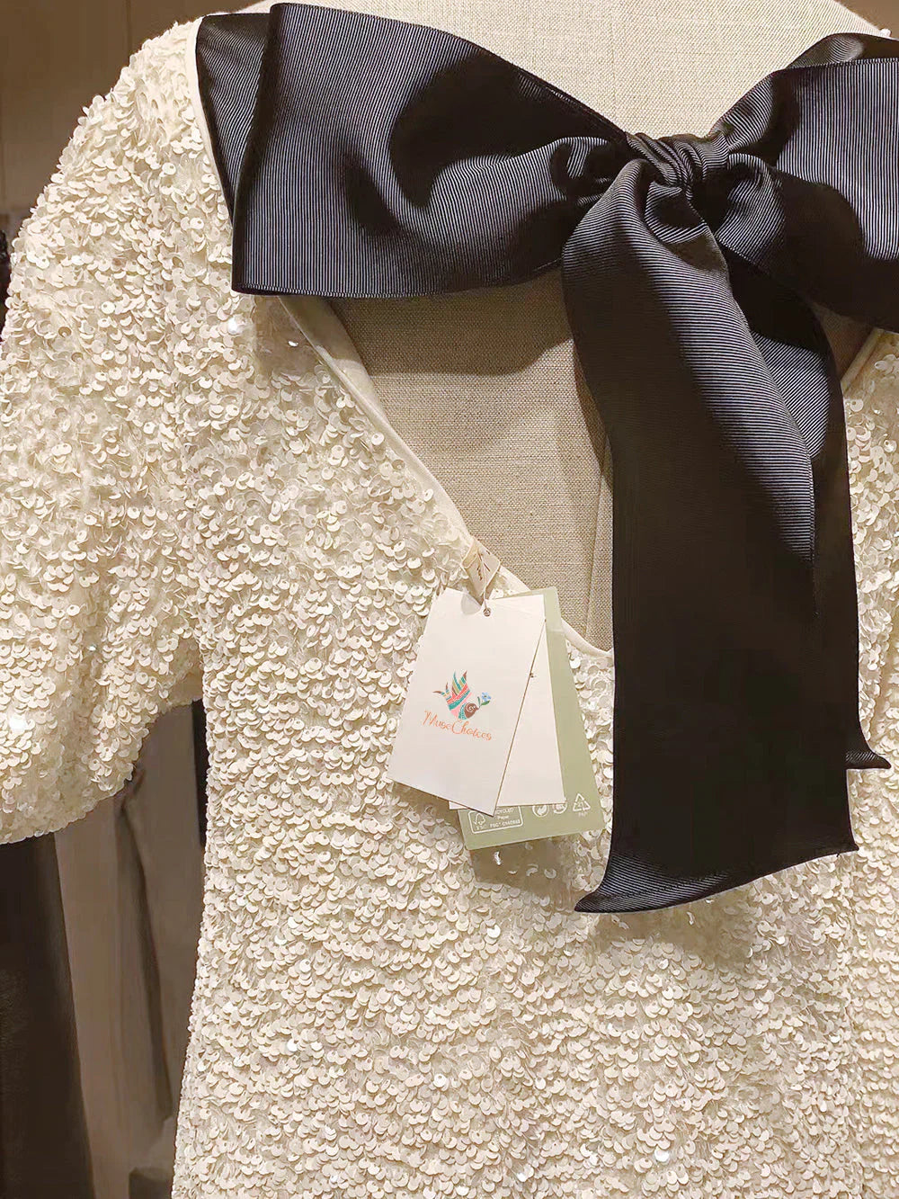 VANNAH - VESTIDO ELEGANTE CON LAZO