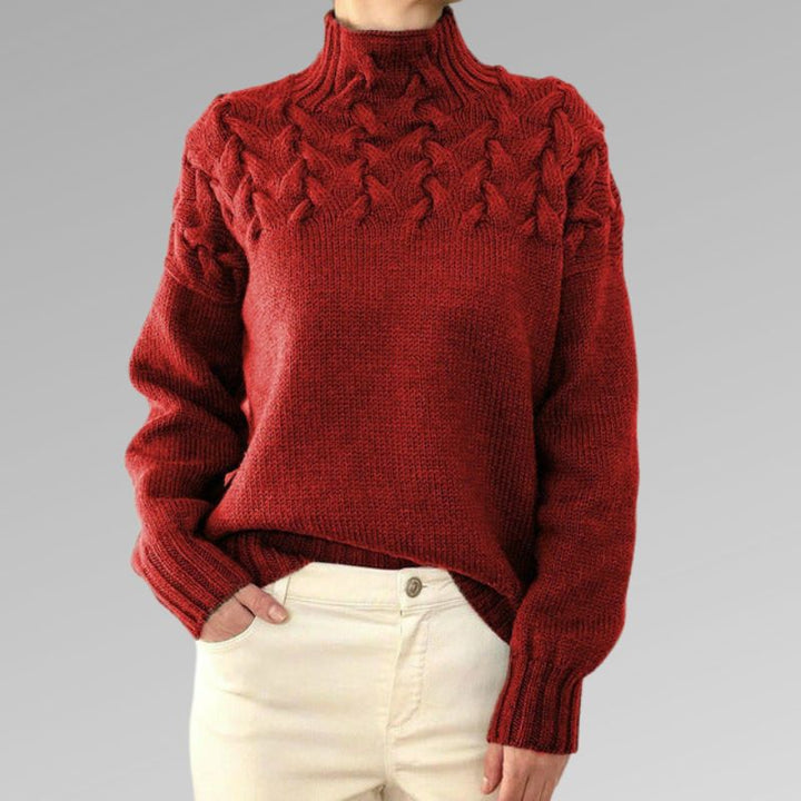 Madison™ - Suéter Elegante de Cuello Alto