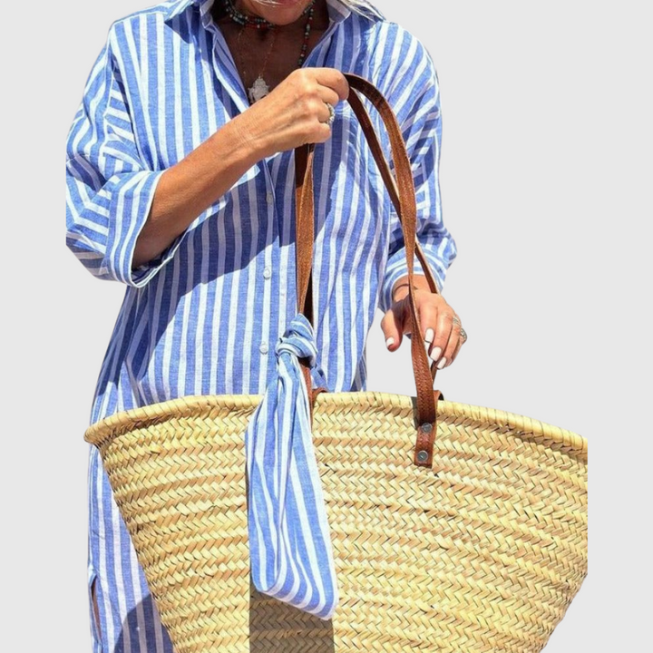 Engel - Camisa a rayas teñida para un look elegante