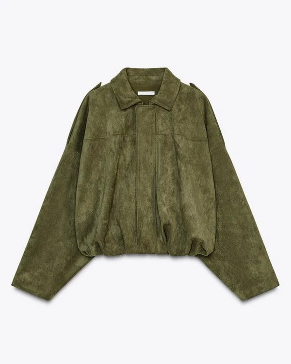 ADA - CHAQUETA BOMBER DE PIEL SINTÉTICA